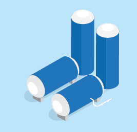 Green Hydrogen: Powering a Clean Energy Future in isometric graphic